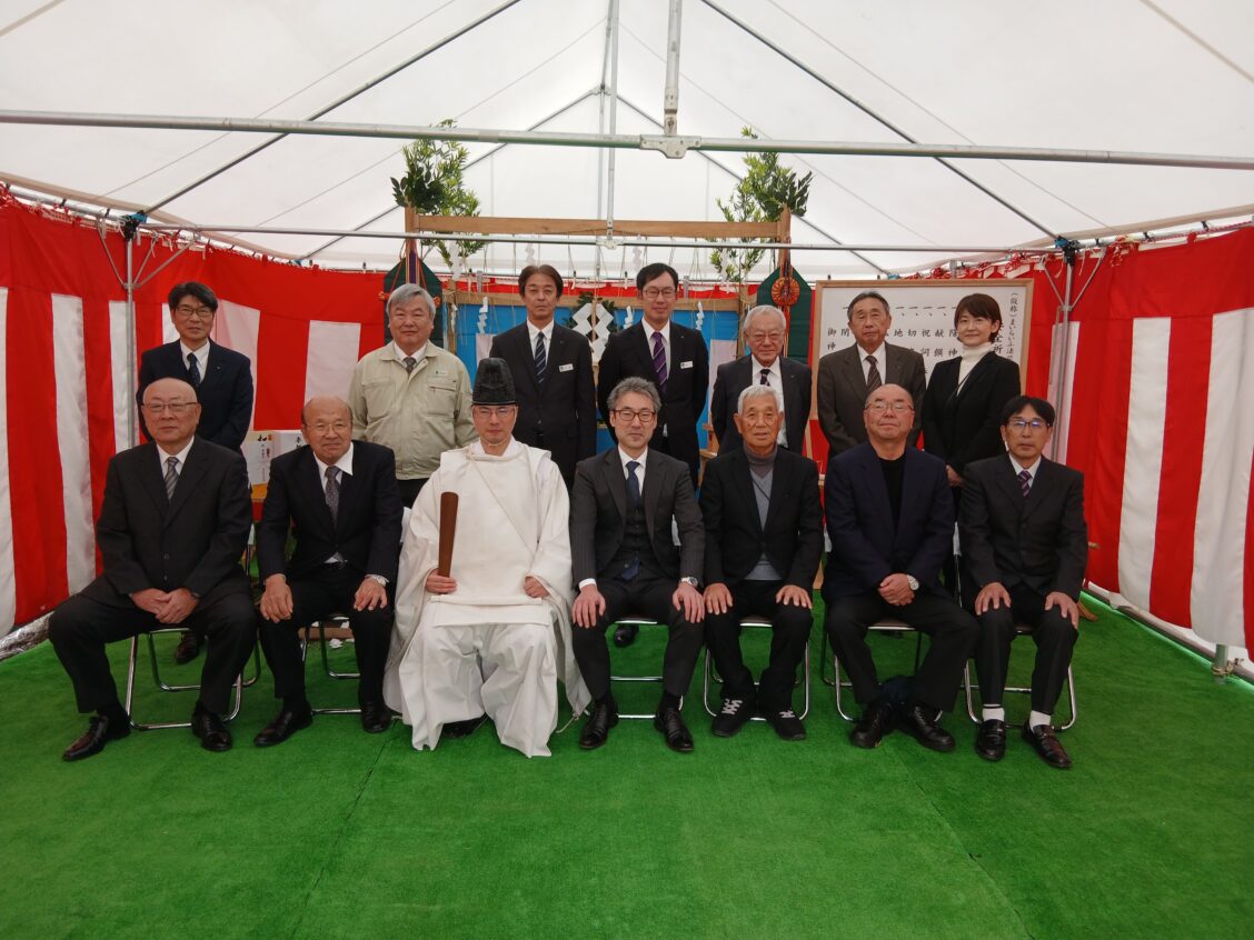 （仮称）まいらいふ法花堂 地鎮祭を執り行いました。